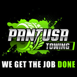 Pantusa Towing - GSS Two Tone Black Pullover Sweatshirt - Back Design