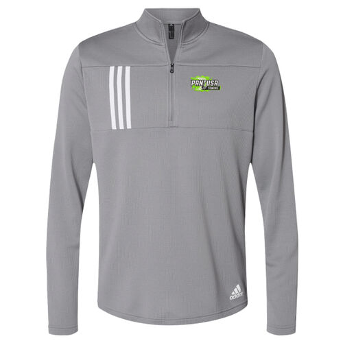 Pantusa Towing - 3-Stripes Double Knit Quarter-Zip Pullover Thumbnail