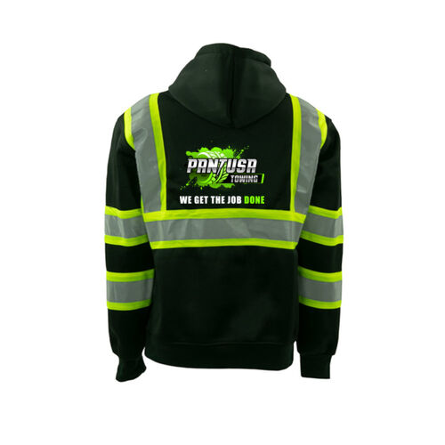 Pantusa Towing - GSS Two Tone Black Pullover Sweatshirt - Back Thumbnail